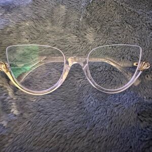 Elegant Transparent Women's Glasses